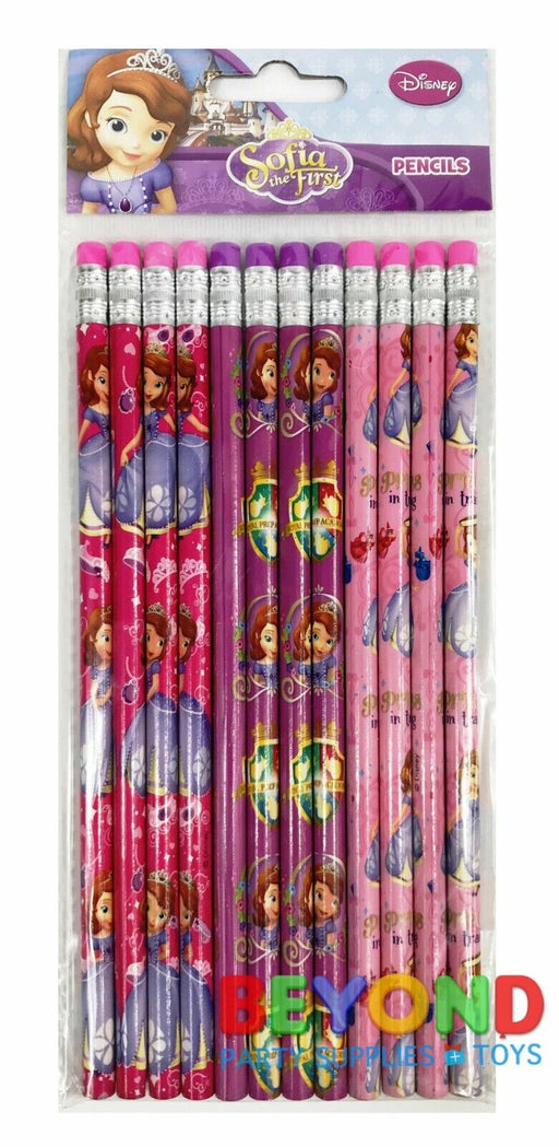 Disney Sofia The First Pencils Party Favors / Stationary