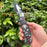 Master USA Spring Assisted HARDCORE SKULL PRINTED ART Handle 8.75" Pocket Knife