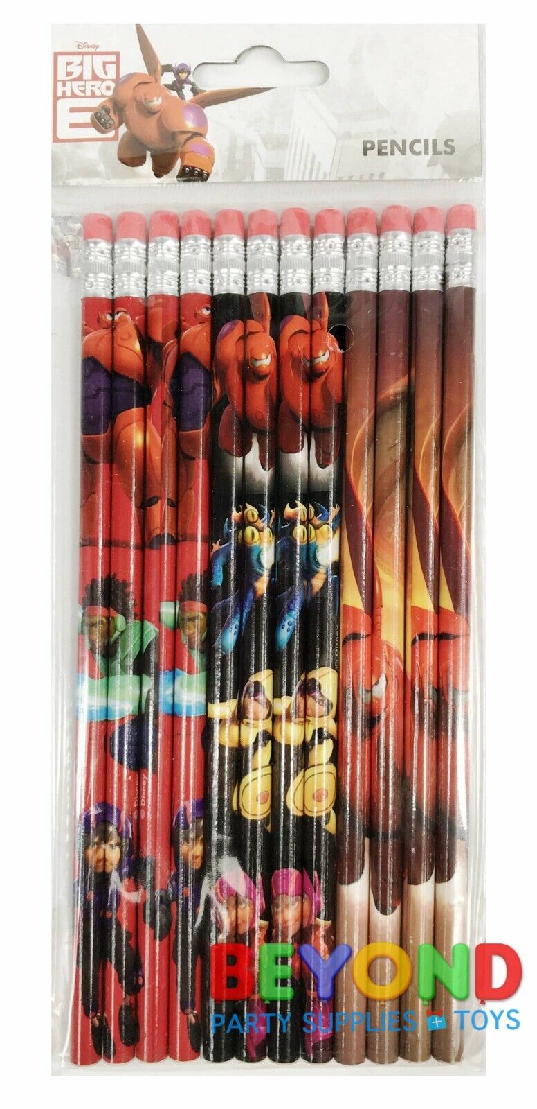 Disney Pixar Big Hero 6 -  Pencils Party Favors / Stationary