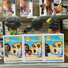 Funko Pop! MOANA 2: SET OF 3 MOANA & LIL SIS SIMEA, MAUI & MATANGI Vinyl Figure