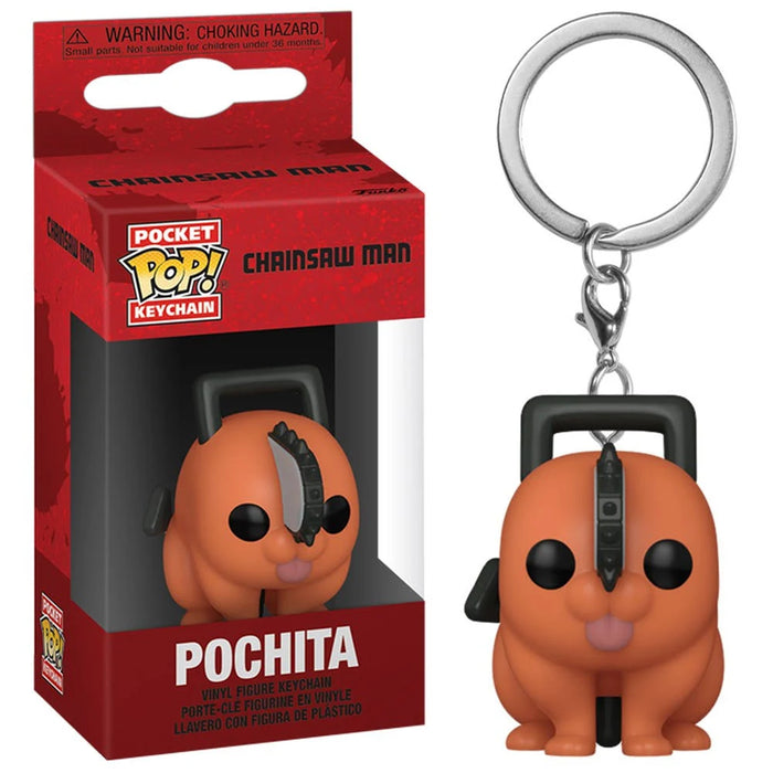 Funko Pop! Keychain: Chainsaw Man Pochita Pocket Keychain