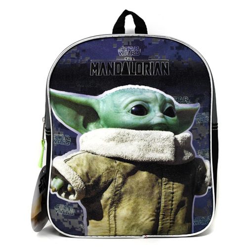 baby yoda backpack mini Star Wars The Mandalorian Grogu and Anzellan Mini-Backpack Its light blue and brown tones give it a playful yet stylish look Star Wars: The Child Baby