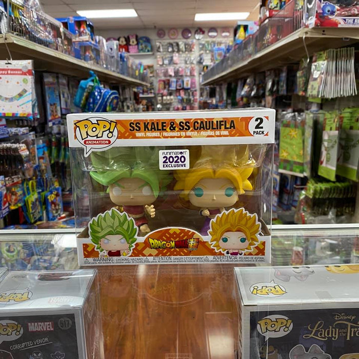 Funimation Store SS Kale & SS Caulifla 2020 Funimation Exclusive Dragon Ball Z Funko Po ...