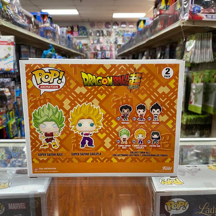 Funimation Store SS Kale & SS Caulifla 2020 Funimation Exclusive Dragon Ball Z Funko Po ...
