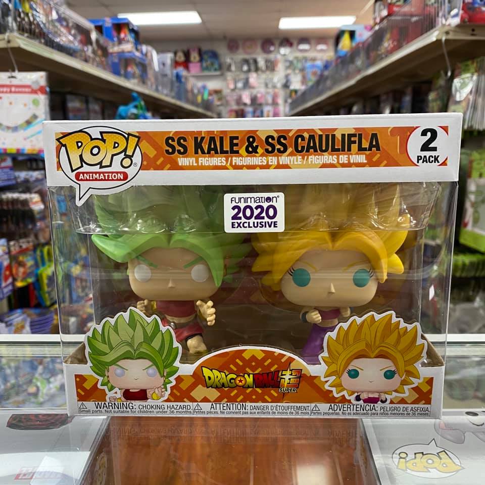 Funimation Store SS Kale & SS Caulifla 2020 Funimation Exclusive Dragon Ball Z Funko Po ...