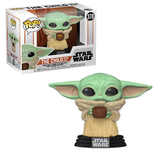 Funko POP! Star Wars - The Mandalorian 'The Child' (Baby Yoda) with Cup Vinyl Figure #378