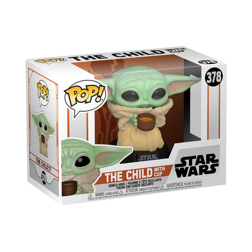 Funko POP! Star Wars - The Mandalorian 'The Child' (Baby Yoda) with Cup Vinyl Figure #378