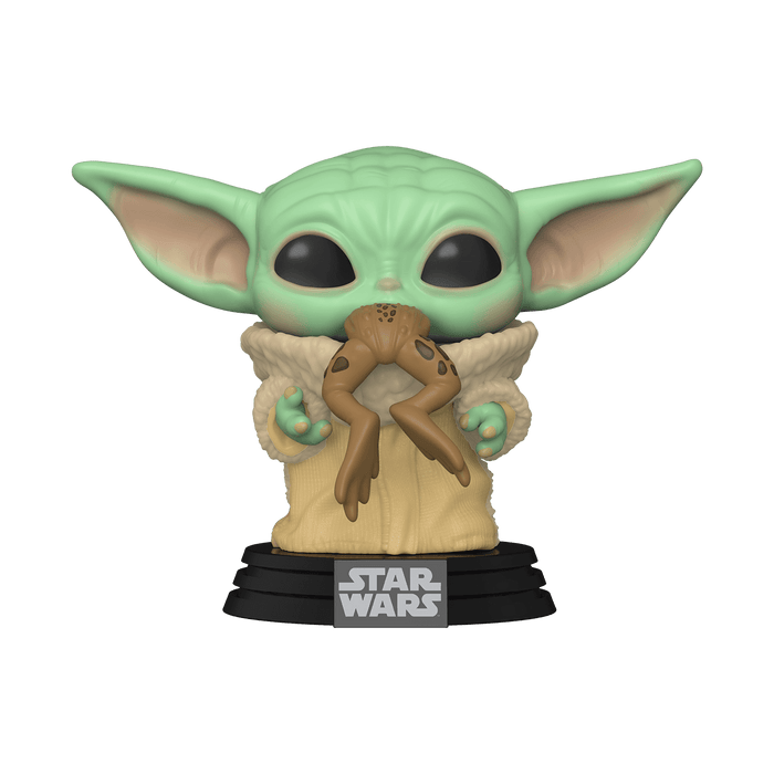 Funko POP! Star Wars - The Mandalorian 'The Child' (Baby Yoda) with Frog Vinyl Figure #379