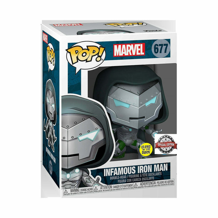 Funko Pop! Marvel Infamous Iron Man Pop! Vinyl Figure - PX Halloween Comic Fest 2020 Exclusive SPECIAL EDITION STICKER!