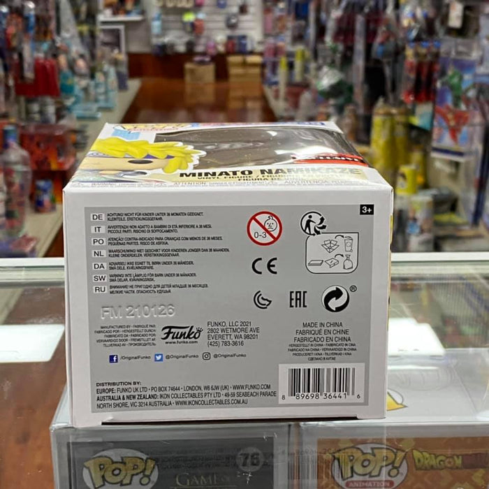 Funko Pop! Naruto: Shippuden Minato Namikaze RasenganVinyl Figure - AAA Anime Exclusive COMMON ONLY