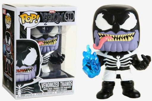 POP MARVEL VENOM - VENOMIZED Thanos Vinyl FIgure w/ POP Protectors
