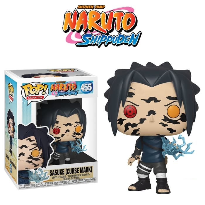 Funko Pop! Animation: Naruto - Sasuke (Curse Mark) #455 Vinyl Figure Special Edition Sticker