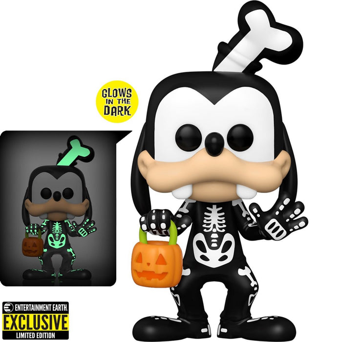Funko Pop! Disney Skeleton Goofy Glow-in-the-Dark Pop! Vinyl Figure - Entertainment Earth Exclusive