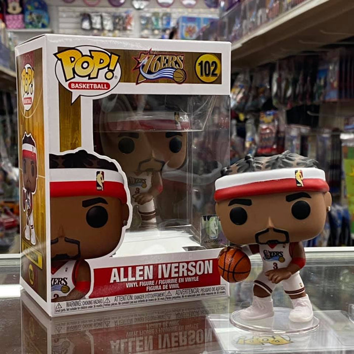 Funko Pop! NBA: Legends - Allen Iverson (Sixers Home) Vinyl Figure