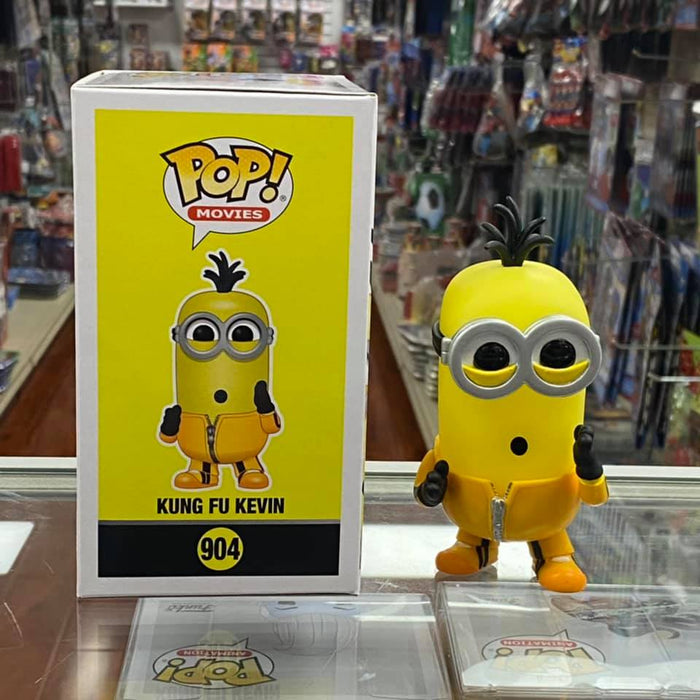 Funko Pop! Minions Kung Fu Kevin # 904 (Glow in the Dark) Special Edition Exclusive Vinyl Figure