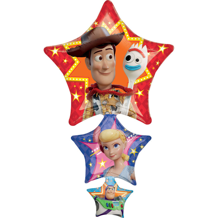Disney Toy Story 4 Jumbo 42" inch SuperShape Foil Mylar Balloon HELIUM NOT INCLUDED
