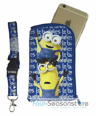 Minions Lanyard Pouch - Royal Blue