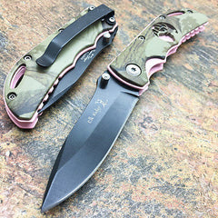Elk Ridge Small Folding Custom Design Fall Camo Gentleman's Pocket Knife