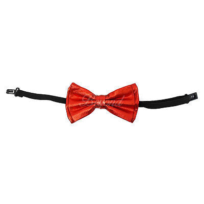 Red Metallic Bow Tie