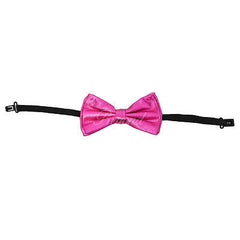 Pink Metallic Bow Tie