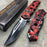 Tac Force Red Skull Head Handle Pocket Hunting Tactical hunting Handy Knife