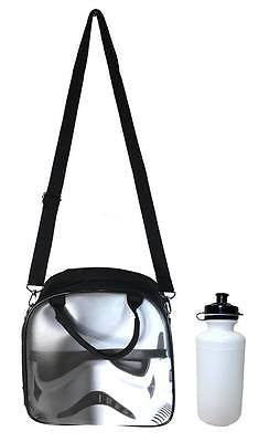 Disney Star Wars The Force Awakens Storm Trooper Insulated Black Lunch Bag