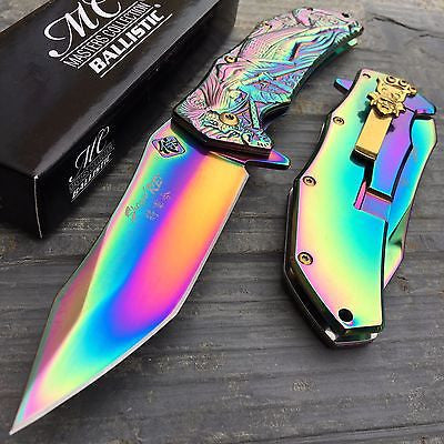 Master Collection Ballistic Rainbow Ti Shogun Samurai Collector's Pock ...