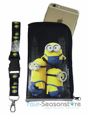 Minions Lanyard Pouch - Black