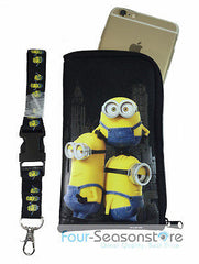 Minions Lanyard Pouch - Black