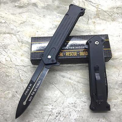 Tac Force Spring Assisted Joker Why So Serious? Camping Outdoor Pocket Knife- BK