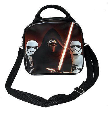 Disney Kylos Ren Star Wars Shoulder Strap Blue  Insulated Lunch Box School Bag