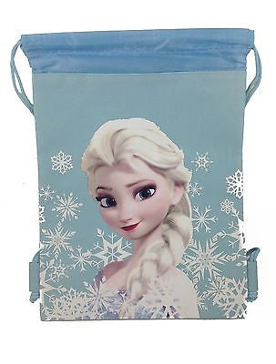 Disney Frozen Elsa Baby Blue Children's Tote Drawstring Backpack