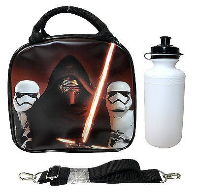 Disney Kylos Ren Star Wars Shoulder Strap Blue  Insulated Lunch Box School Bag