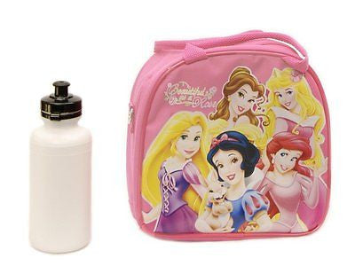 Disney Princess Shoulder Strap Light Pink Insulated Lunch Box School Bag