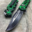 Tac Force Green Skull Head Handle Pocket Hunting Tactical hunting Handy Knife