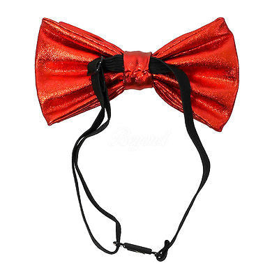 Red Metallic Bow Tie