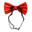 Red Metallic Bow Tie