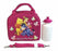 Disney Winnie The Pooh Shoulder Strap Dark Pink Insulated Lunch Box School Bag
