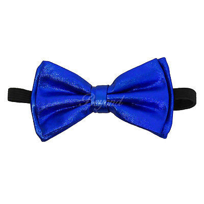 Royal Blue Metallic Bow Tie