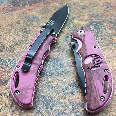 Personalized POCKET KNIVE for Men With Clip PURPLE Knife Knives
