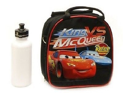 Disney Car McQueen Shoulder Strap Lunch Box School Bag