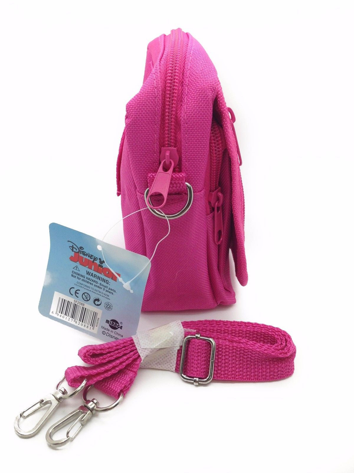 Disney Sofia The First Pink Camera Pouch Bag Wallet Purse with Shoulder Strap'