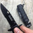 Tac Force Spring Assisted Open Black Bayonet Style Tactical Rescue Pocket Knife