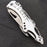 M-Tech Spring Assisted Silver TI-Coated Aluminum Pocket Knife w/ Bottle Opener