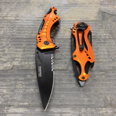 Tac Force Spring Assisted EMT EMS Emergency Rescue Pocket Knife w/ Bottle Opener