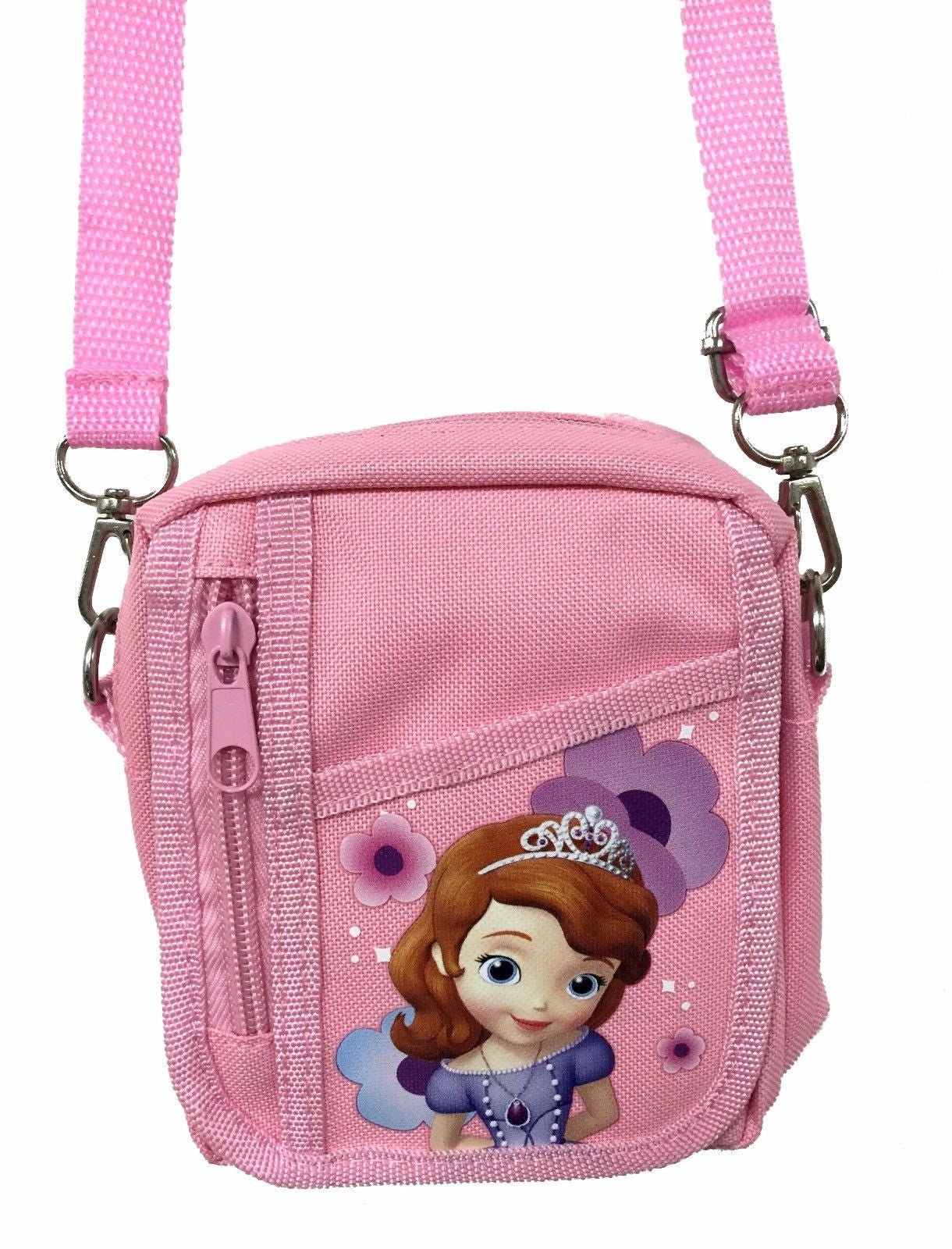 Disney Sofia The First Pink Camera Pouch Bag Wallet Purse with Shoulder Strap