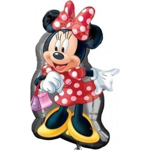 Disney Minnie Mouse Joyful Jumbo 35" inch SuperShape Foil Mylar Balloon HELIUM NOT INCLUDED