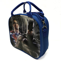 DC Comics Batman VS Superman Insulated Lunch Bag w/ Water Bottle (Blue)