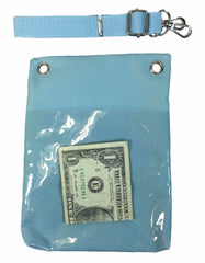 Disney Frozen Blue Elsa Anna Wallet Camera Pouch Bag Purse Shoulder Strap 7.5"