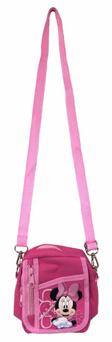 Disney Minnie Mouse Pink Camera Pouch Bag Wallet Purse with Shoulder Strap